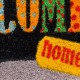 60 x 40 см правоъгълна изтривалка с кокосови влакна и надпис WELCOME home