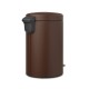 Купи 12 л цвят минерално уютно кафяво кош за смет с педал