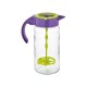 1,8 л кана стъклена за айран или сок с бутало и перка SPIRO