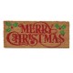 60 x 25 см коледна изтривалка с кокосови влакна и надпис Merry Christmas