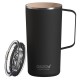 600 мл черна термо чаша с керамично покритие ASOBU от серия TOWER MUG