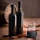 Купи Черна чаша с термоизолираща основа ASOBU от серия WINE
