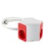 Разклонител с ключ 3 гнезда и 2 USB порта тип А+С