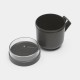 600 мл чаша с капак в тъмно сив цвят Brabantia от серия Make & Take