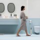 Светло бежов държач за тоалетна хартия Brabantia от серия ReNew 