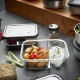 Купи 1200 мл Стъклена кутия за храна с две отделения GEFU серия