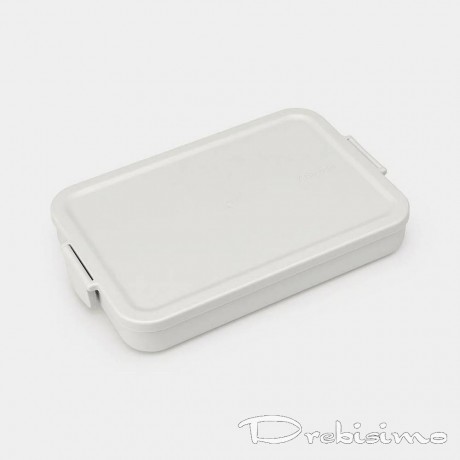 1,1 л плоска кутия за обяд в светло сив цвят Brabantia от серия Make & Take
