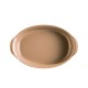 Купи 35 х 23 см керамична овална тава в цвят капучино EMILE