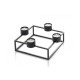 Купи 20 х 20 х 9 см магнитен свещник PHILIPPI от серия CUBO