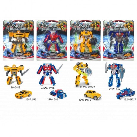 Трансформърс в блистер 4 вида