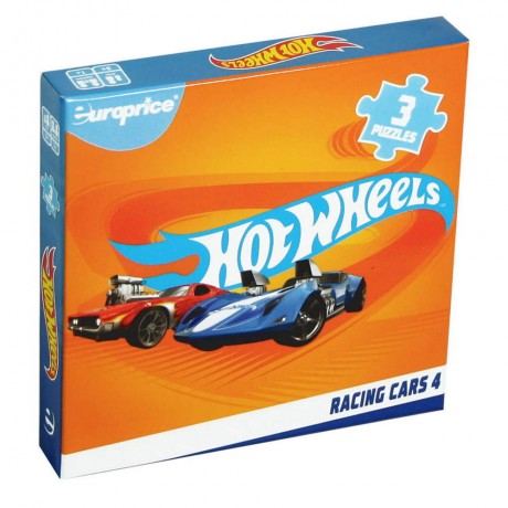 Пъзел 3 в 1 Hot Wheels - 4
