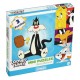 Мини пъзел 3 в 1 Looney Tunes - retro refresh