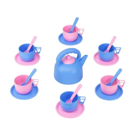 Син чаен комплект 20 части