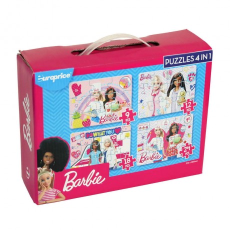 Пъзел Barbie 4 в 1