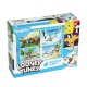 Пъзел Looney Tunes 4 в 1