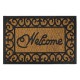 60 х 40 см изтривалка гумирана с кокосови влакна и надпис WELCOME