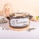18 см емайлирана тенджера Metalac Posude с декор BAKERY