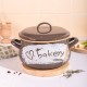 22 см емайлирана тенджера Metalac Posude с декор BAKERY