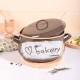22 см емайлирана тенджера Metalac Posude с декор BAKERY