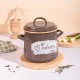 14 см емайлирана висока тенджера Metalac Posude с декор BAKERY