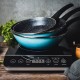 26 см емайлиран син тиган Metalac Posude от серия GRANIT INDUCTION