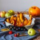 30 см кръгла емайлирана тава Metalac Posude с декор PASTELNE TUFNE