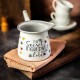 11 см емайлирано джезве Metalac Posude с декор Secret ingredient