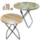 70 см. кръгла сгъваема маса декор Wood 70 см. кръгла сгъваема маса декор Wood