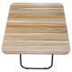60 х 60 см. квадратна сгъваема маса декор Wood