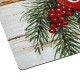 60 x 40 см коледна входна постелка с шишарки и надпис Marry Christmas
