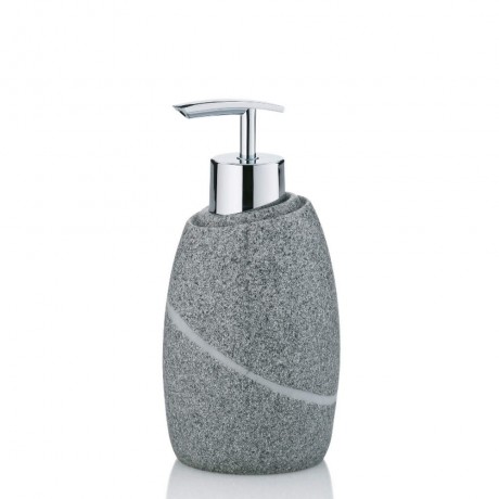 Сив диспенсър за течен сапун KELA от серия Talus