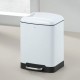 Купи 6 л бял кош за отпадъци с педал KELA от серия Davino