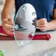 Купи 26 см червена силиконова форма със стъклена основа COOX