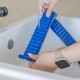 Купи 26 см синя силиконова форма за киш с порцеланова основа