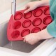 Купи Червена форма за 12 бр. мъфини COOX