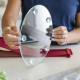 26 см червена силиконова форма със стъклена основа COOX