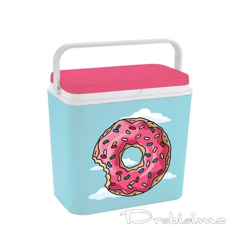 24 л пасивна хладилна кутия Atlantic с декор Donut