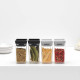 Комплект от два броя буркани със светло сиви капаци Brabantia от серия Tasty+ Stackable
