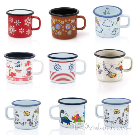 Емайлирано канче с декор Metalac Posude