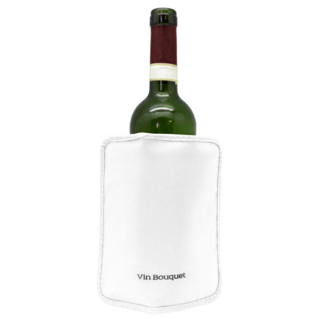 Бял охладител за бутилки Vin Bouquet
