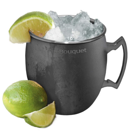 450 мл чаша за коктейли в цвят черен мат Vin Bouquet