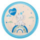 6 бр. детски картонени чинии с диаметър 18 см с декор Little Prince