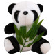 Плюшена панда с бамбук 20 см