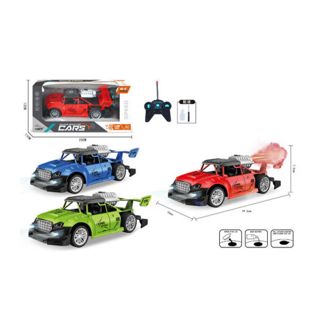Детска реактивна кола с пушек радиоконтрол 4 посоки 3 цвята
