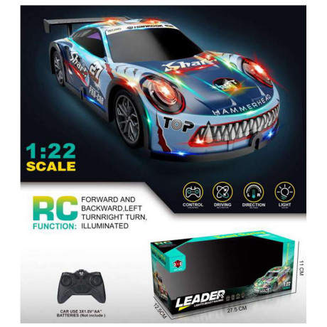 Детска спортна кола радиоконтрол 4 посоки акула