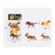 Комплект горски животни за игра 4 бр. в плик