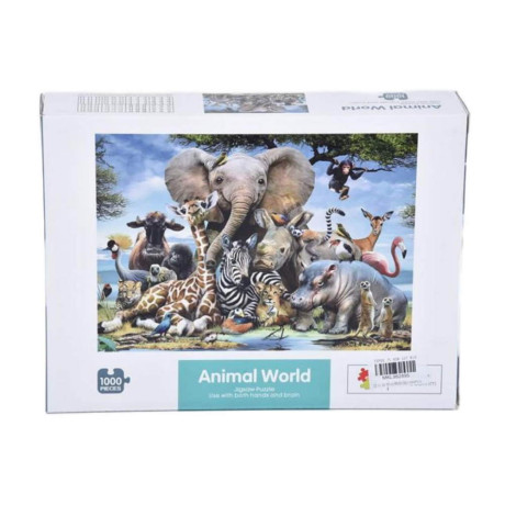 Детски пъзел животинско царство 1000 части