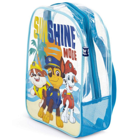 Детска плажна раница прозрачна Paw Patrol 32*25*23