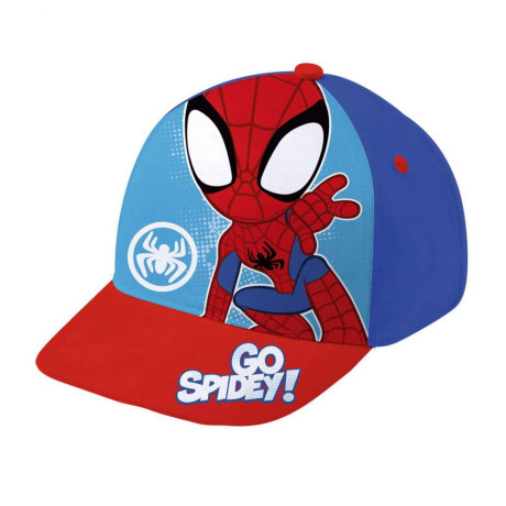 Бебешка шапка с козирка Spider Man 2 цвята 44/46