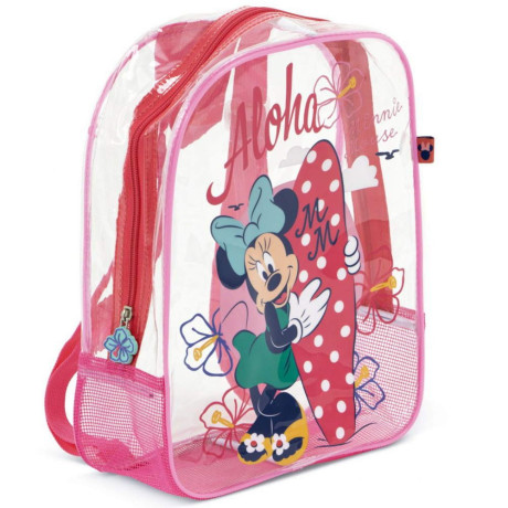 Детска плажна раница прозрачна Minnie 32*25*23